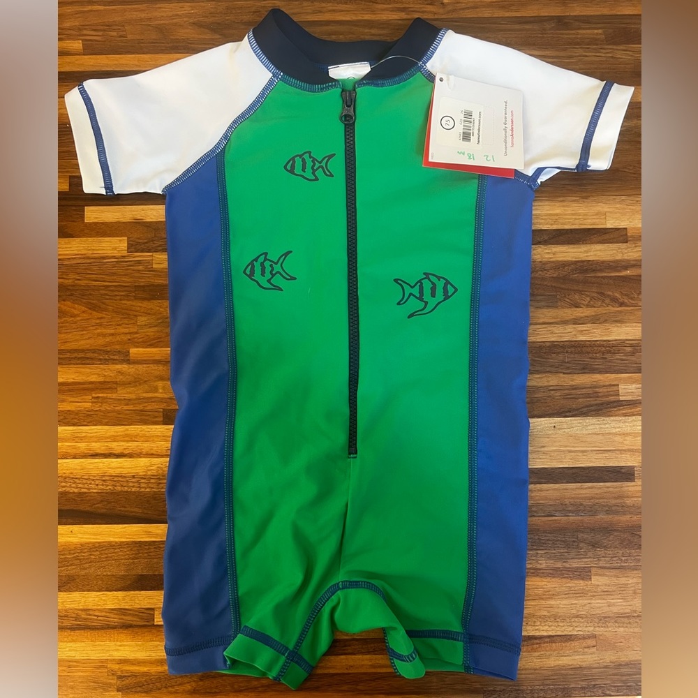NWT Hanna Andersson Baby Swim Suit Size 12-18 Months